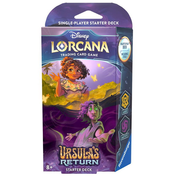 Disney Lorcana: Ursula's Return Starter Deck (Amber & Amethyst) - Ursula's Return Disney Lorcana trading card
