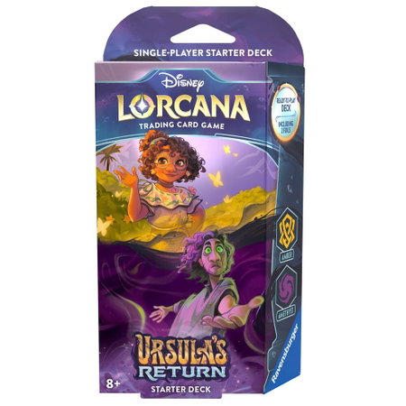 Disney Lorcana: Ursula's Return Starter Deck (Amber & Amethyst) - Ursula's Return Disney Lorcana trading card