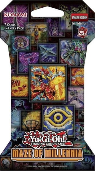 Maze of Millennia Sleeved Booster Pack [1st Edition] - Maze of Millennia YuGiOh trading card