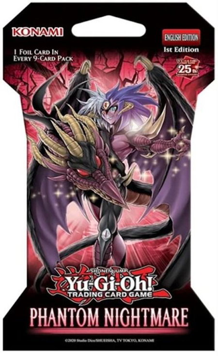 Phantom Nightmare Sleeved Booster Pack [1st Edition] - Phantom Nightmare YuGiOh trading card