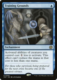 Training Grounds - Promo Pack: Murders at Karlov Manor (PPMKM) #9p - Rare Magic: The Gathering Trading Card