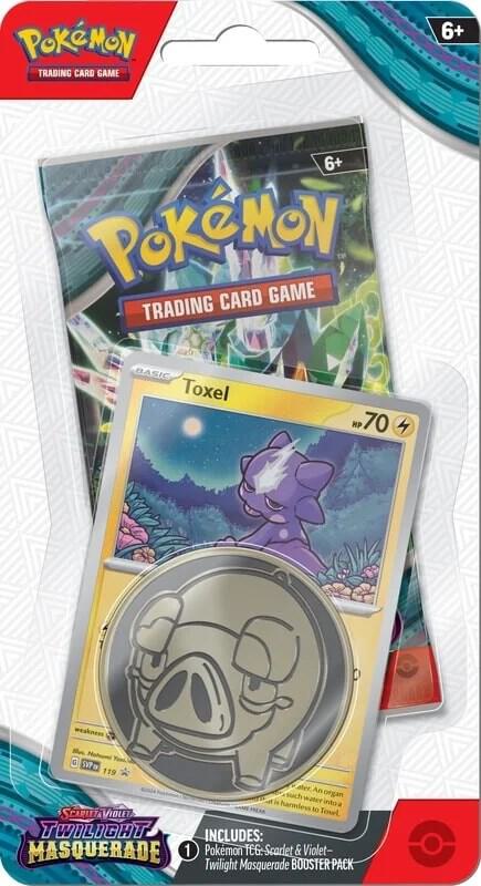 Twilight Masquerade Single Pack Blister [Toxel] - SV06: Twilight Masquerade Pokémon trading card