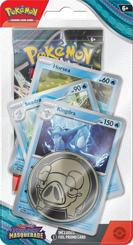 Twilight Masquerade Premium Checklane Blister [Horsea] - SV06: Twilight Masquerade Pokémon trading card
