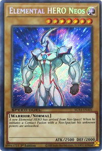 Elemental HERO Neos (Secret Rare) - Speed Duel GX: Midterm Destruction (SGX4) #SGX4-ENA01 - Secret Rare YuGiOh Trading Card