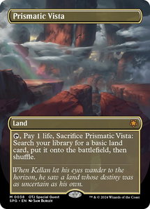 Prismatic Vista (Borderless) - Special Guests (SPG) #38 - Mythic Rare Magic: The Gathering Trading Card