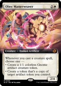 Oltec Matterweaver (Extended Art) - Outlaws of Thunder Junction: The Big Score (BIG) #68 - Mythic Rare Magic: The Gathering Trading Card