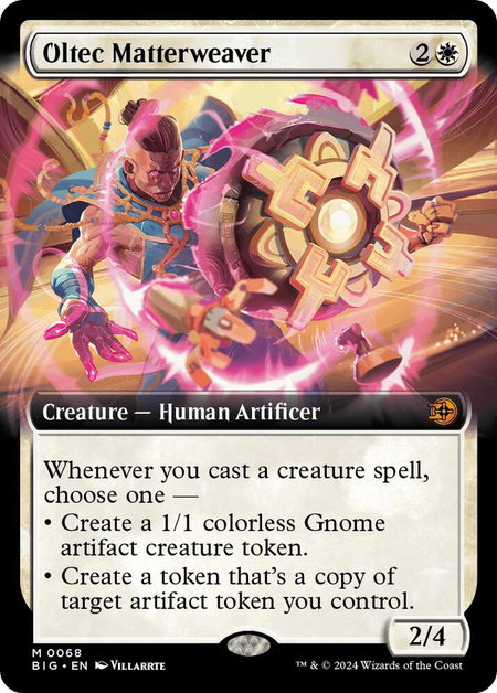 Oltec Matterweaver (Extended Art) - Outlaws of Thunder Junction: The Big Score Magic: The Gathering trading card