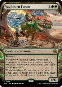 Vaultborn Tyrant (Showcase) - Outlaws of Thunder Junction: The Big Score (BIG) #50 - Mythic Rare Magic: The Gathering Trading Card