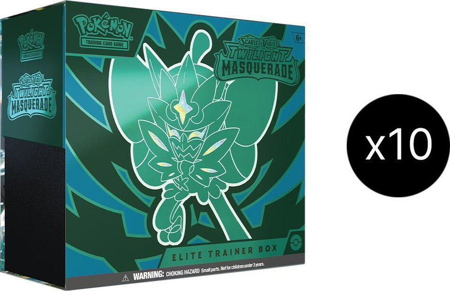 Twilight Masquerade Elite Trainer Box Case - SV06: Twilight Masquerade Pokémon trading card