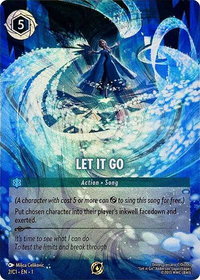 Let It Go (Disney Lorcana Challenge Top 128) - Disney Lorcana Promo Cards (DLPC) #2 - Promo Disney Lorcana Trading Card
