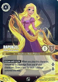 Rapunzel - Gifted with Healing - Disney Lorcana Promo Cards (DLPC) #4 - Promo Disney Lorcana Trading Card