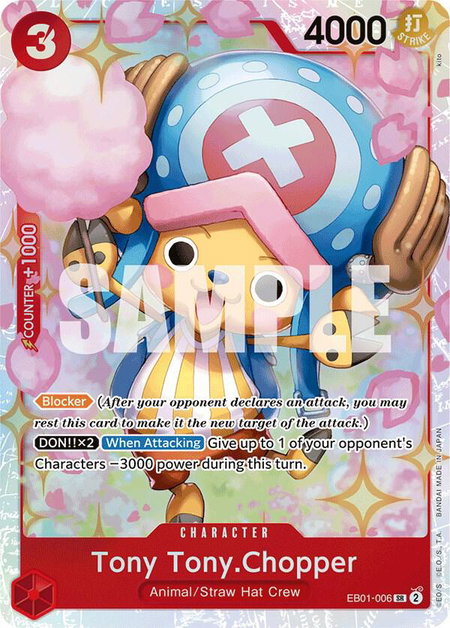 Tony Tony.Chopper - Extra Booster: Memorial Collection One Piece trading card