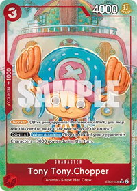 Tony Tony.Chopper (Alternate Art) - Extra Booster: Memorial Collection (EB-01) #EB01-006 - Super Rare One Piece Trading Card