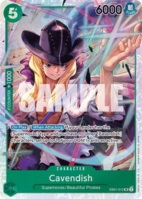Cavendish - Extra Booster: Memorial Collection (EB-01) #EB01-012 - Super Rare One Piece Trading Card