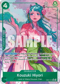 Kouzuki Hiyori (Alternate Art) - Extra Booster: Memorial Collection (EB-01) #EB01-013 - Rare One Piece Trading Card