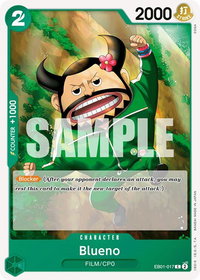 Blueno (017) - Extra Booster: Memorial Collection (EB-01) #EB01-017 - Common One Piece Trading Card