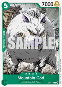 Mountain God - Extra Booster: Memorial Collection (EB-01) #EB01-018 - Common One Piece Trading Card
