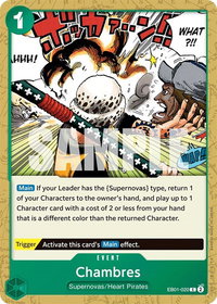 Chambres - Extra Booster: Memorial Collection (EB-01) #EB01-020 - Common One Piece Trading Card