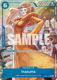 Inazuma (Alternate Art) - Extra Booster: Memorial Collection (EB-01) #EB01-022 - Super Rare One Piece Trading Card