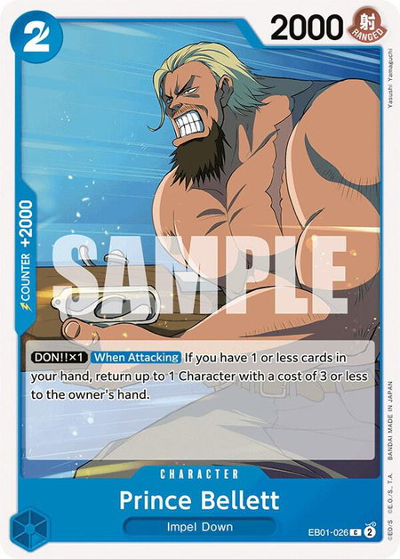 Prince Bellett - Extra Booster: Memorial Collection One Piece trading card
