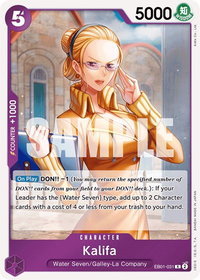 Kalifa - Extra Booster: Memorial Collection (EB-01) #EB01-031 - Rare One Piece Trading Card