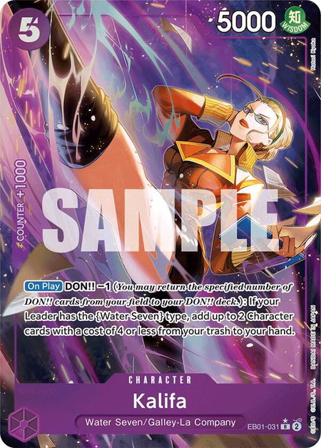 Kalifa (Alternate Art) - Extra Booster: Memorial Collection One Piece trading card