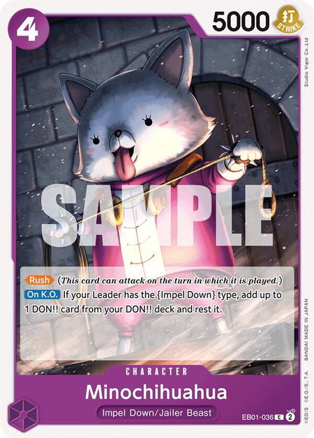Minochihuahua - Extra Booster: Memorial Collection One Piece trading card