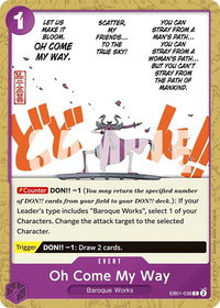 Oh Come My Way - Extra Booster: Memorial Collection (EB-01) #EB01-038 - Common One Piece Trading Card