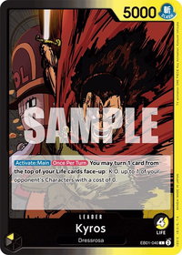 Kyros - Extra Booster: Memorial Collection (EB-01) #EB01-040 - Leader One Piece Trading Card