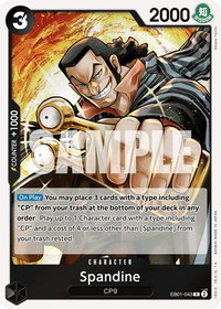Spandine - Extra Booster: Memorial Collection (EB-01) #EB01-043 - Rare One Piece Trading Card