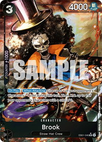 Brook (046) (Alternate Art) - Extra Booster: Memorial Collection (EB-01) #EB01-046 - Super Rare One Piece Trading Card