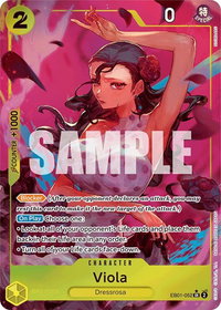 Viola (Alternate Art) - Extra Booster: Memorial Collection (EB-01) #EB01-052 - Super Rare One Piece Trading Card