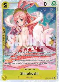 Shirahoshi - Extra Booster: Memorial Collection (EB-01) #EB01-057 - Super Rare One Piece Trading Card