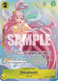 Shirahoshi (Alternate Art) - Extra Booster: Memorial Collection (EB-01) #EB01-057 - Super Rare One Piece Trading Card