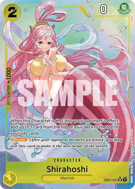 Shirahoshi (Alternate Art) - Extra Booster: Memorial Collection One Piece trading card