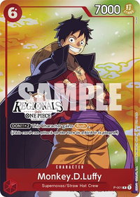 Monkey.D.Luffy (001) (Online Regional 2024 Vol. 2) [Participant] - One Piece Promotion Cards (OP-PR) #P-001 - Promo One Piece Trading Card