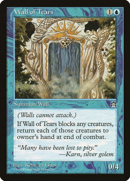 Wall of Tears - Stronghold Magic: The Gathering trading card
