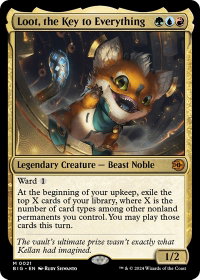 Loot, the Key to Everything - Outlaws of Thunder Junction: The Big Score (BIG) #21 - Mythic Rare Magic: The Gathering Trading Card