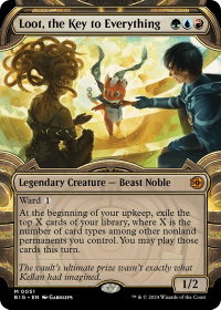 Loot, the Key to Everything (Showcase) - Outlaws of Thunder Junction: The Big Score (BIG) #51 - Mythic Rare Magic: The Gathering Trading Card
