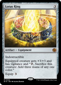 Lotus Ring - Outlaws of Thunder Junction: The Big Score (BIG) #24 - Mythic Rare Magic: The Gathering Trading Card