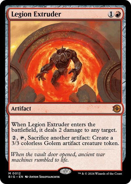 Legion Extruder - Outlaws of Thunder Junction: The Big Score Magic: The Gathering trading card