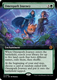 Omenpath Journey (Extended Art) - Outlaws of Thunder Junction: The Big Score (BIG) #83 - Mythic Rare Magic: The Gathering Trading Card