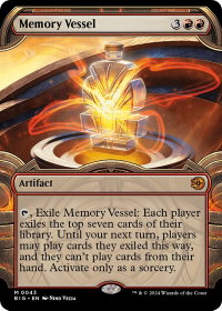 Memory Vessel (Showcase) - Outlaws of Thunder Junction: The Big Score (BIG) #43 - Mythic Rare Magic: The Gathering Trading Card