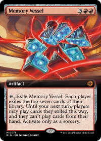Memory Vessel (Extended Art) - Outlaws of Thunder Junction: The Big Score (BIG) #78 - Mythic Rare Magic: The Gathering Trading Card