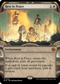 Rest in Peace (Showcase) - Outlaws of Thunder Junction: The Big Score (BIG) #34 - Mythic Rare Magic: The Gathering Trading Card