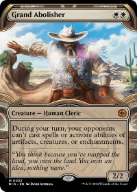 Grand Abolisher (Showcase) - Outlaws of Thunder Junction: The Big Score (BIG) #32 - Mythic Rare Magic: The Gathering Trading Card