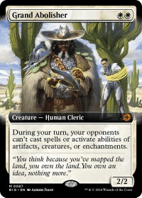 Grand Abolisher (Extended Art) - Outlaws of Thunder Junction: The Big Score (BIG) #67 - Mythic Rare Magic: The Gathering Trading Card