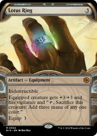 Lotus Ring (Showcase) - Outlaws of Thunder Junction: The Big Score (BIG) #54 - Mythic Rare Magic: The Gathering Trading Card