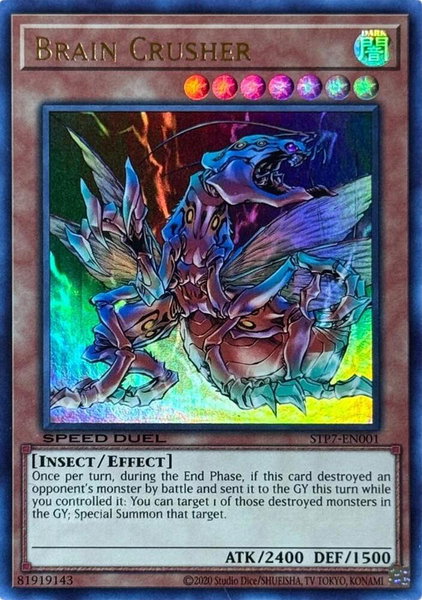 Brain Crusher - Speed Duel: Tournament Pack 7 YuGiOh trading card