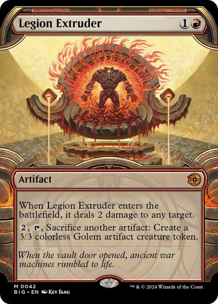 Legion Extruder (Showcase) - Outlaws of Thunder Junction: The Big Score Magic: The Gathering trading card